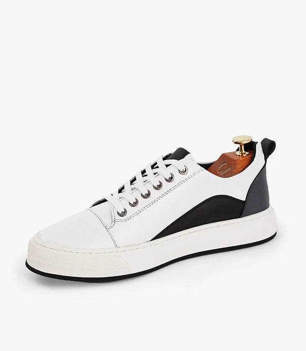 BASKET BOLT en Cuir, Blanc